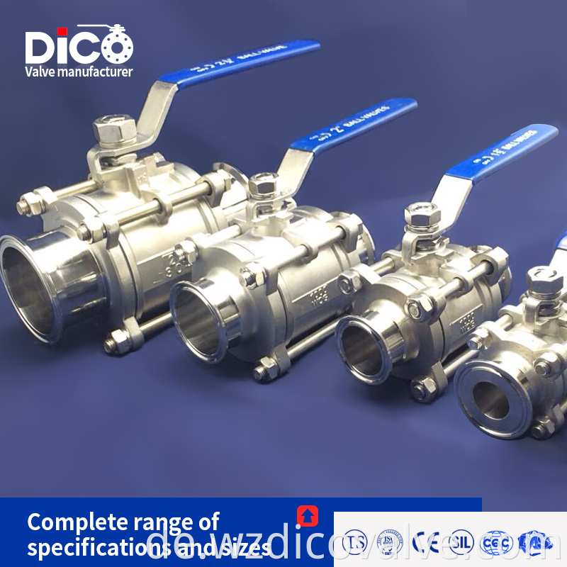 Clamp End ball valve